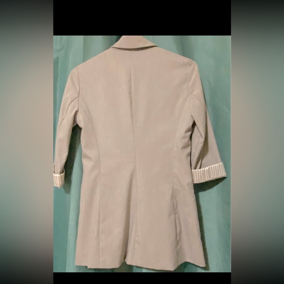 Dynamite, orange/pinkish blazer/ gray - Picture 3 of 4